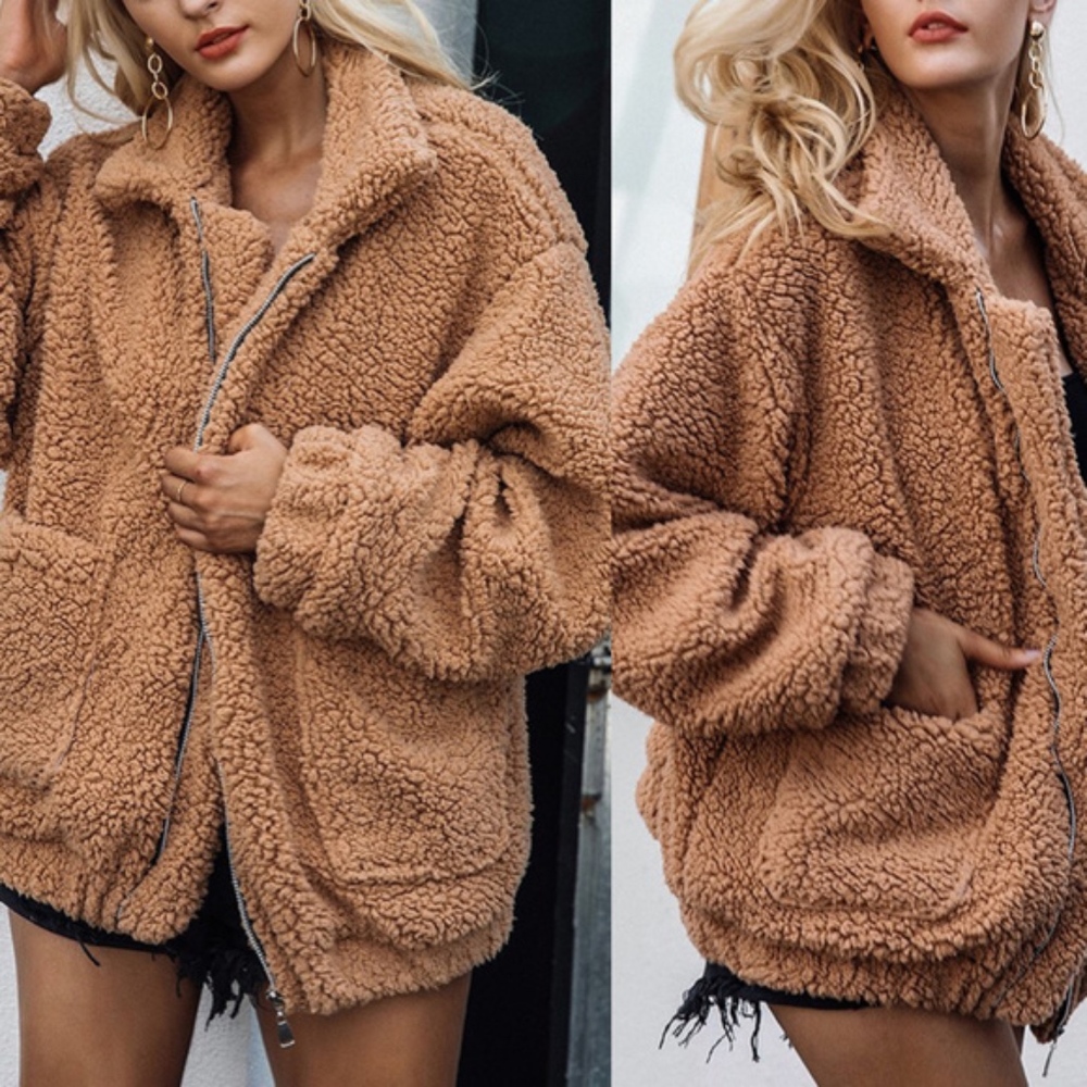 LEVINA Softest Autumn Love Jacket - CAMEL - Picture 3 of 5